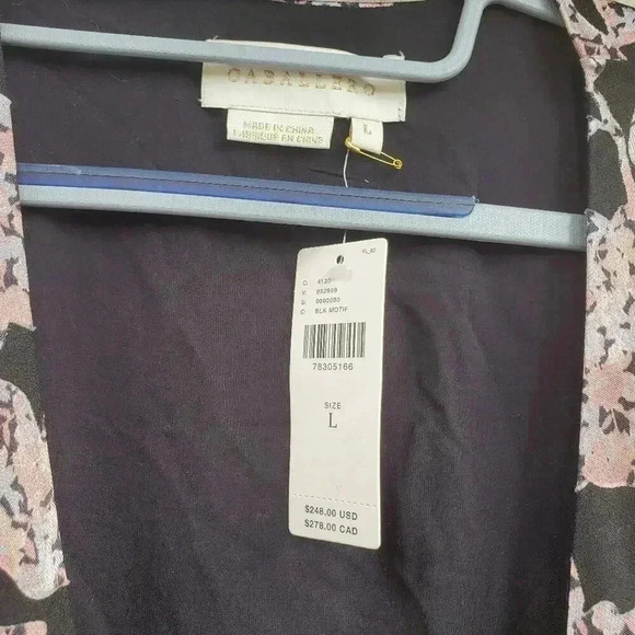 Caballero Floral Wrap Dress Size L - Picture 7 of 9